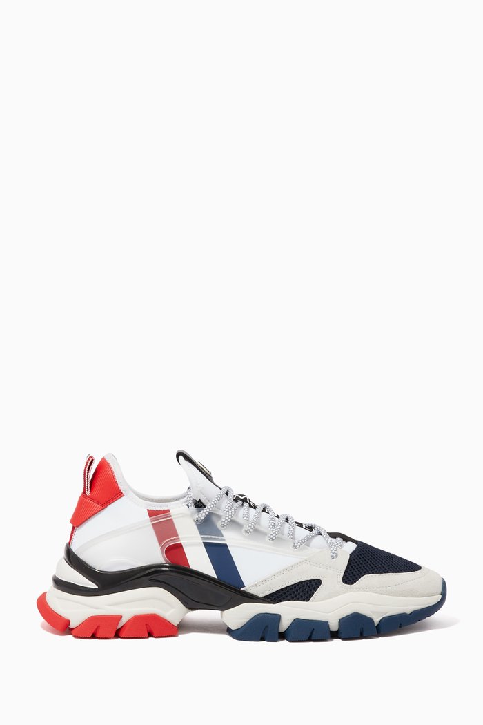 

Trevor Tricolour Neoprene & Suede Sneakers, Multicolour