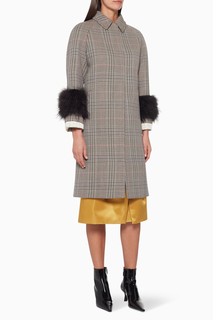 

Prince of Wales Checked Coat, Neutral