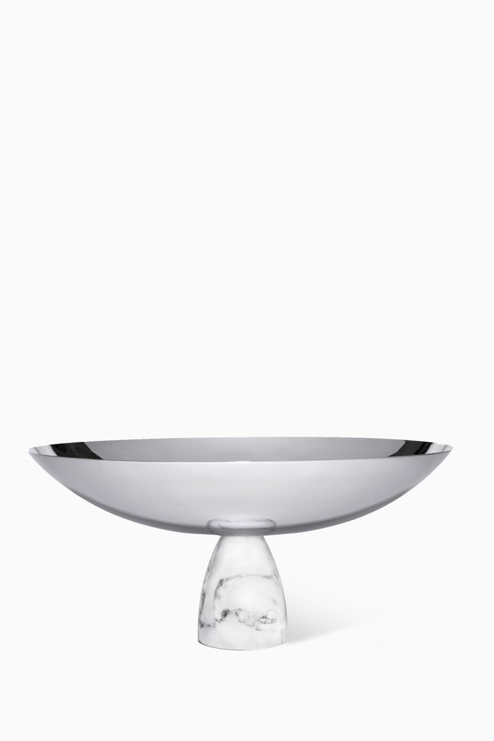 

Carrara Marble Coluna Fruit Bowl, Multicolour