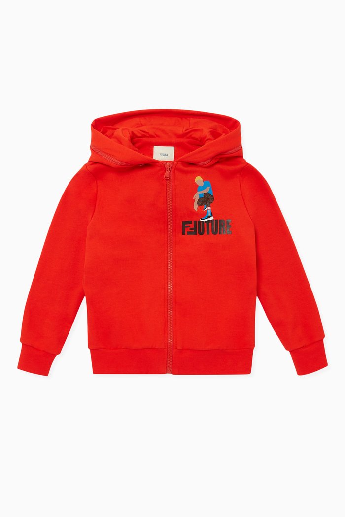 

FF Graphic Future Hoodie, Red