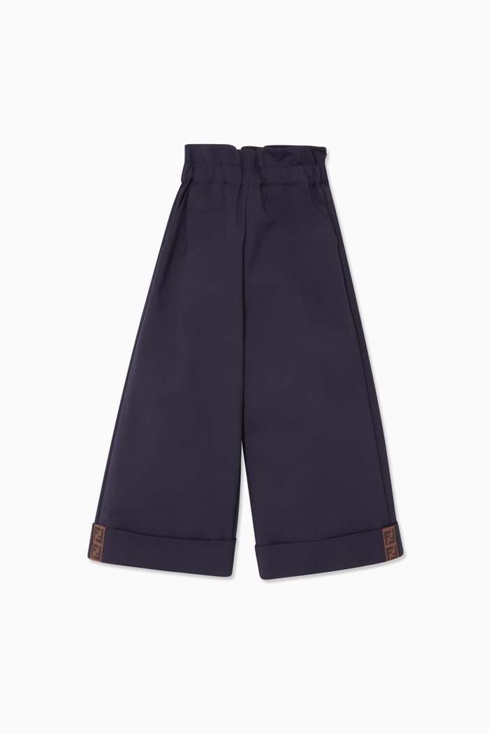 

Wide Leg Logo Pants, Blue