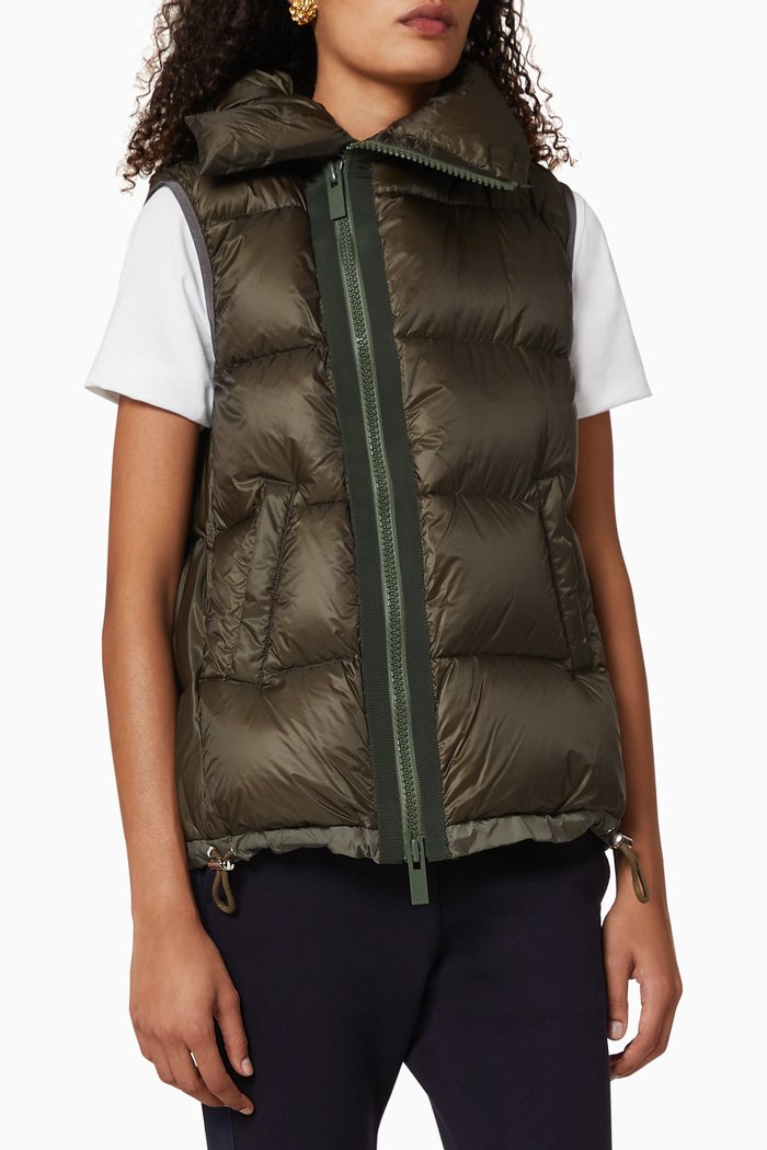 

Puffer Quilted Vest, Green