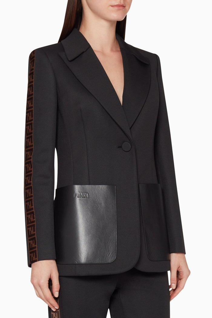 

Giacca Pique Blazer, Black
