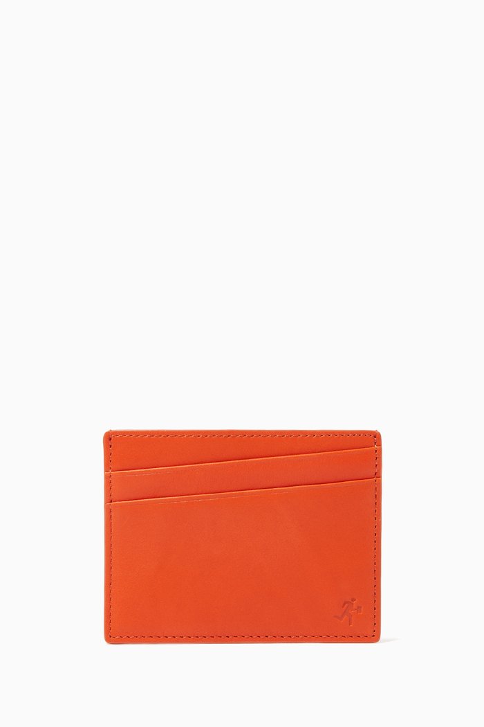 

Branson Cardholder in Leather, Orange