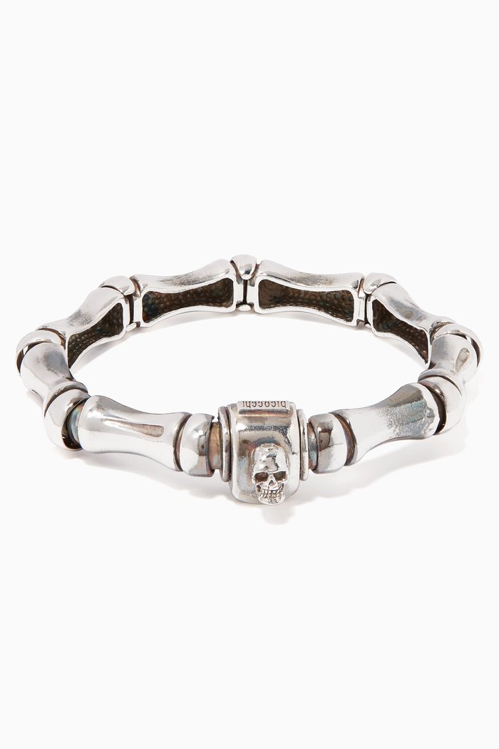 

Silver Small Bone & Skull Bracelet