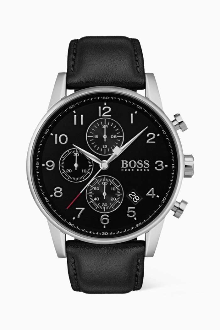 

Navigator Chronograph Watch, Black