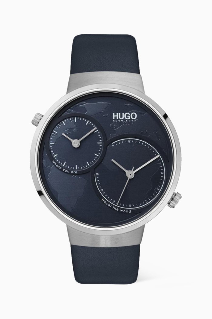 

Travel Quartz Watch, Blue