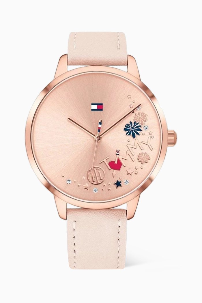 

Star and Heart Quartz Watch, Pink