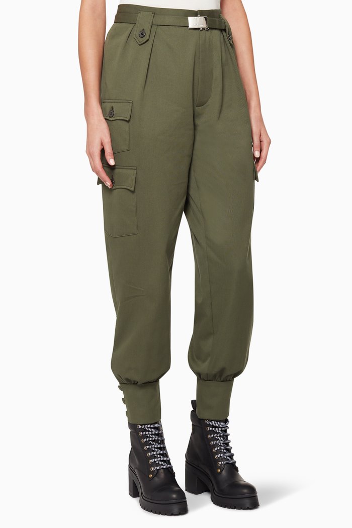 Cotton Drill Pants, Brown