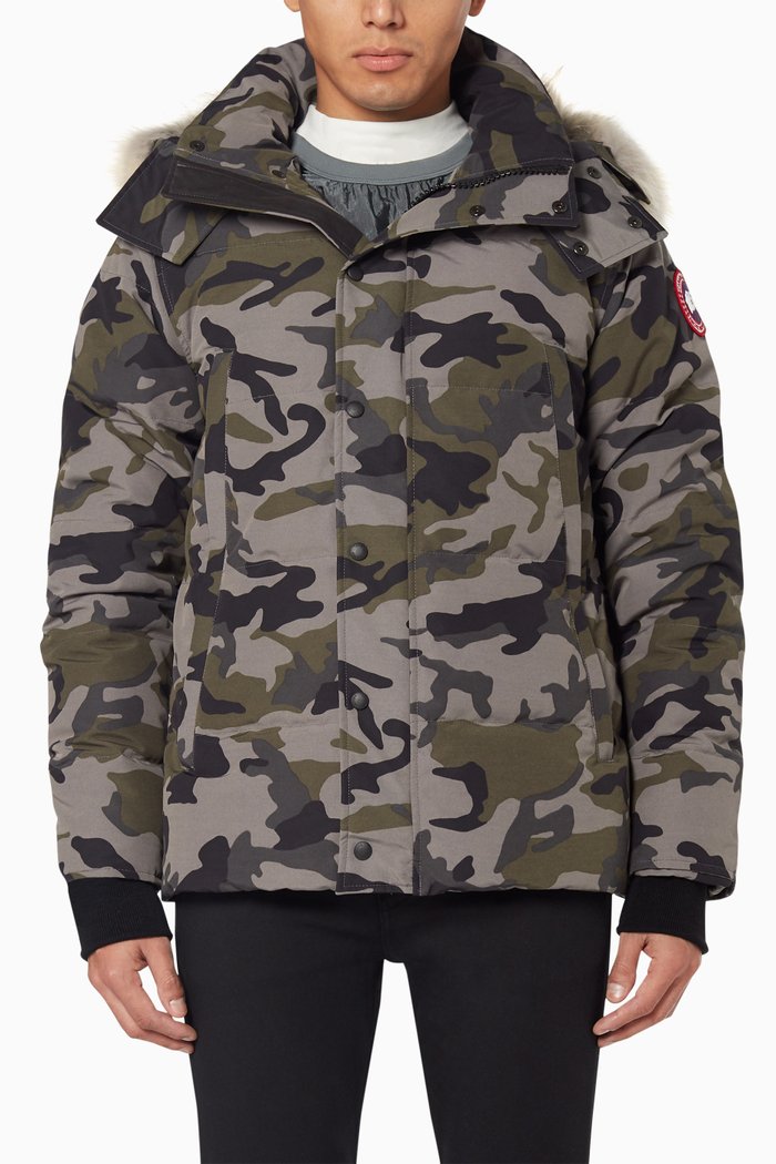 

Wyndham Camouflage Down Jacket, Grey