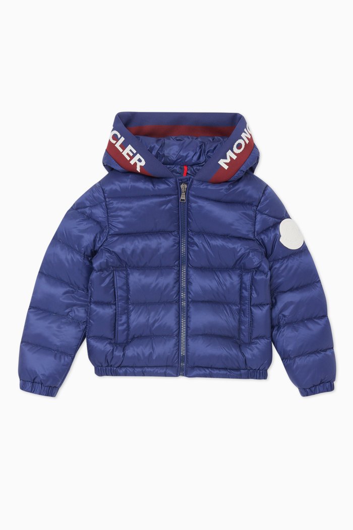 

Moncler Navy Blue Bomber Jacket