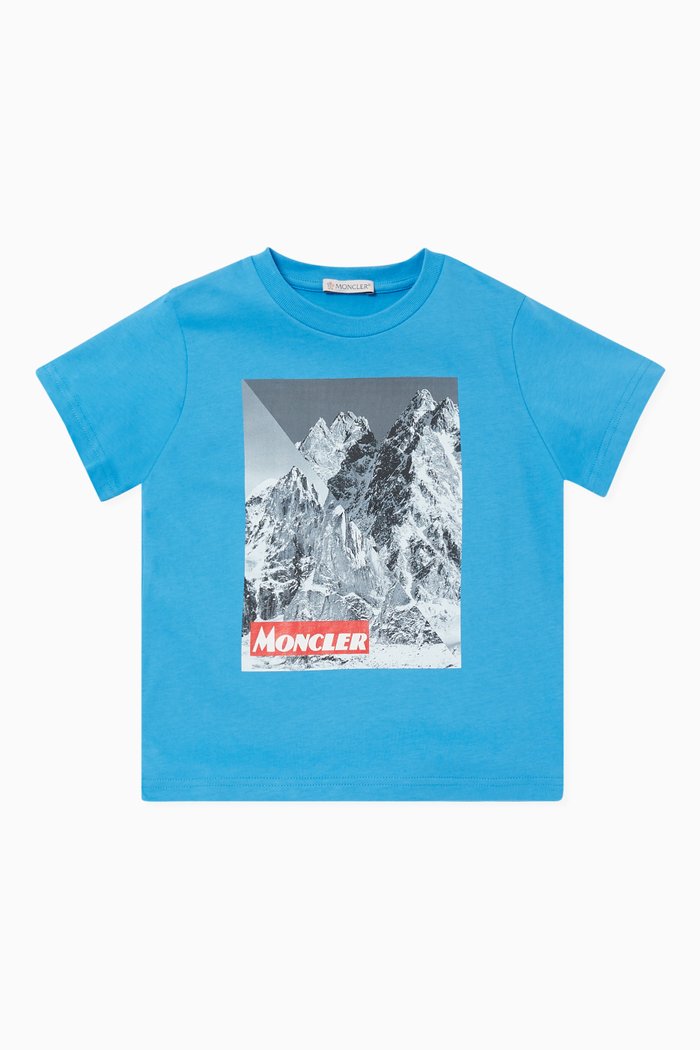

Photographic Print T-Shirt, Blue