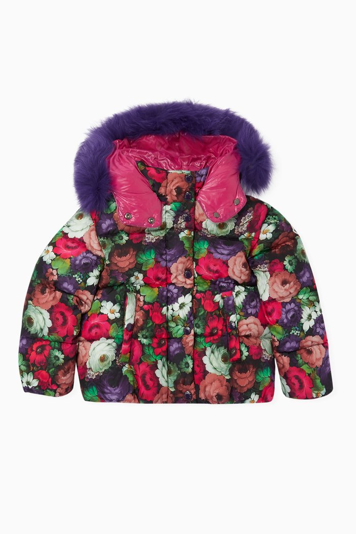 

Koura Floral-Print Puffer Jacket, Multicolour