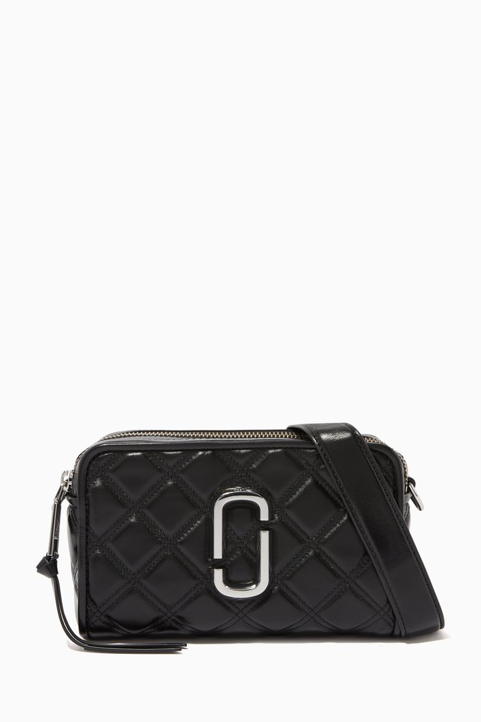 

Quilted Softshot 21 Cross-Body Bag, Black