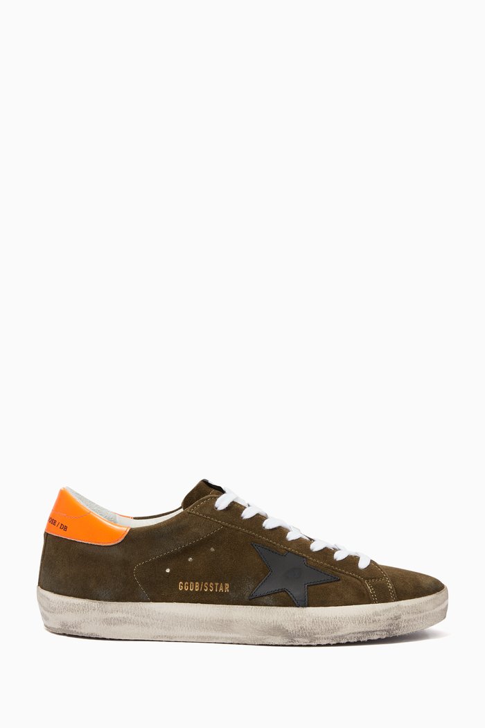 

Superstar Suede & Leather Sneakers, Grey