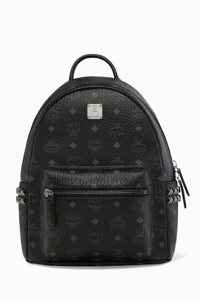 

Stark Side Studs Backpack in Visetos, Black