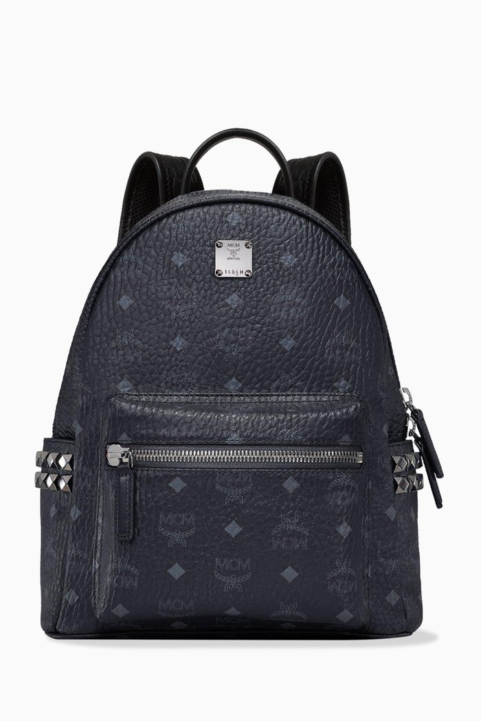 

Stark Side Studs Backpack in Visetos, Black