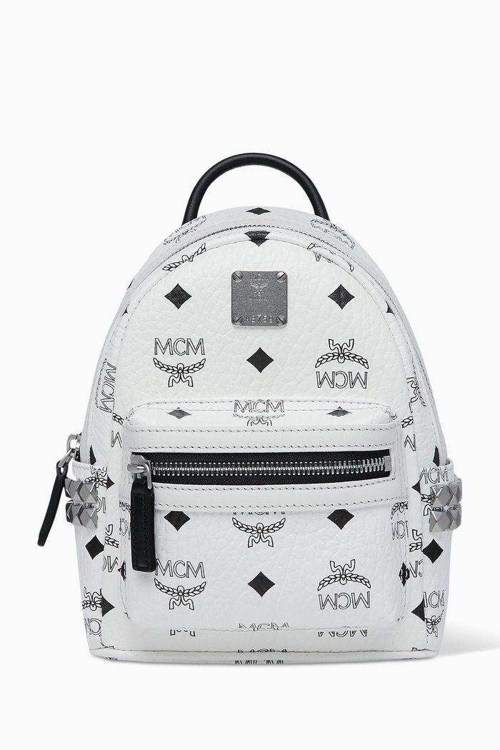 

Stark Side Studs Bebe Boo Backpack, White