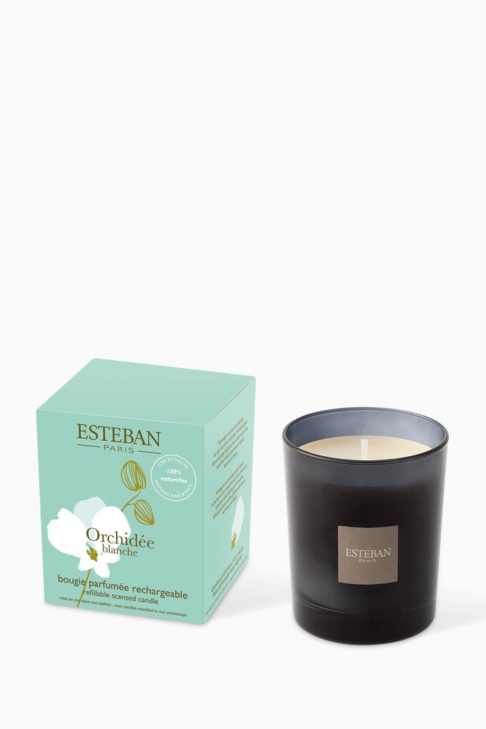 

Orchidée Blanche Refillable Scented Candle, 170g, Multicolour