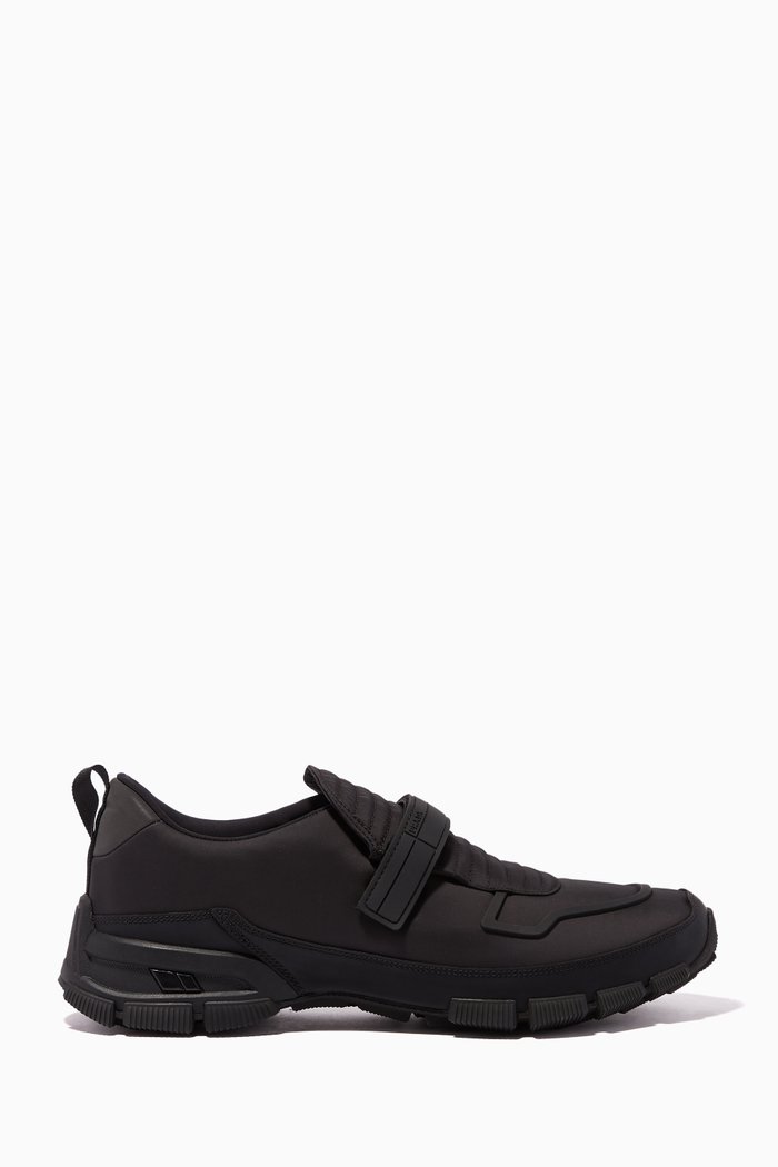 

Crossection Nylon Sneakers, Black
