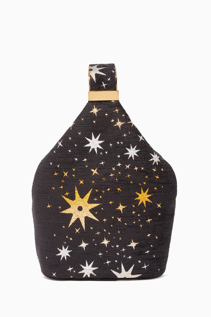 

Kit Metallic Galactic Lurex Bag, Black