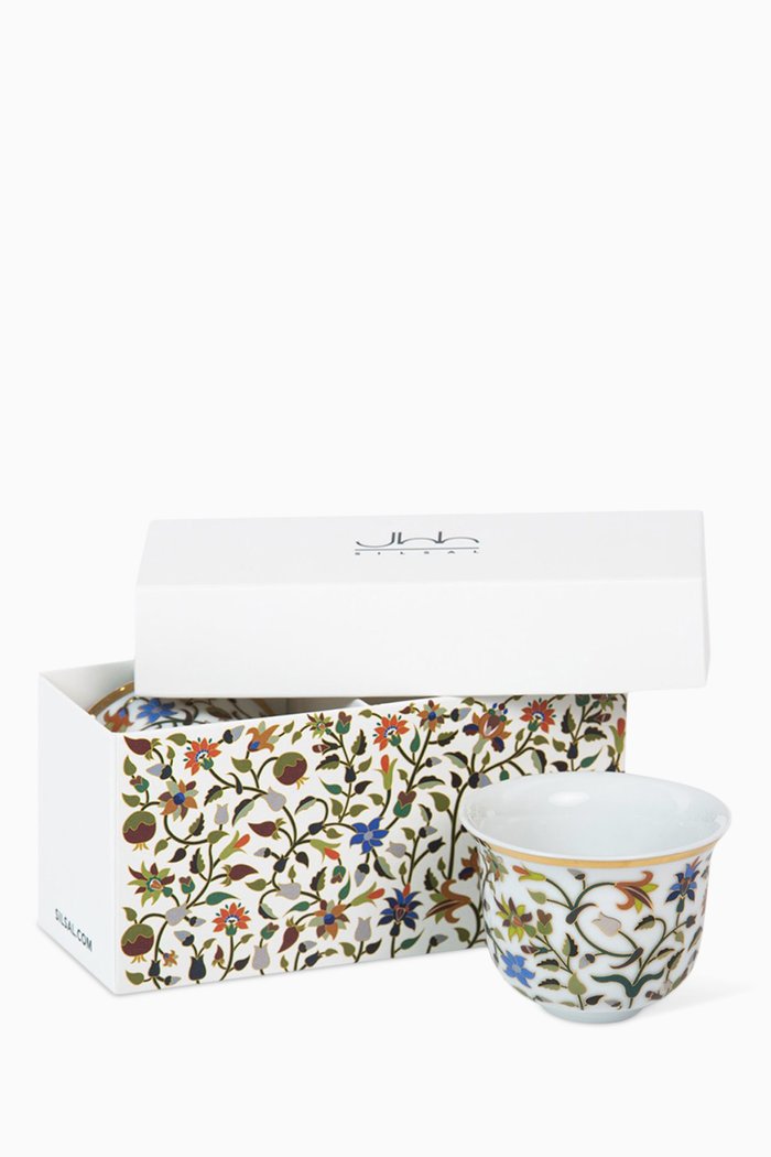 

Majestic Arabic Coffee Cups, Set of 2, Multicolour