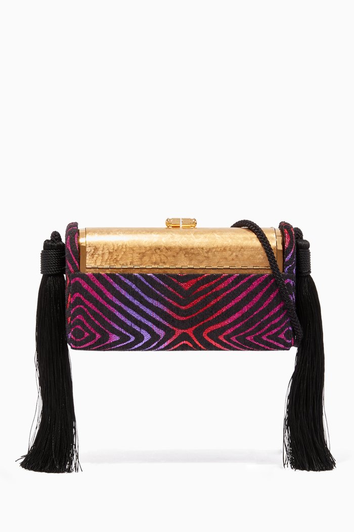 Ruby Hypnotique Minaudière, Black