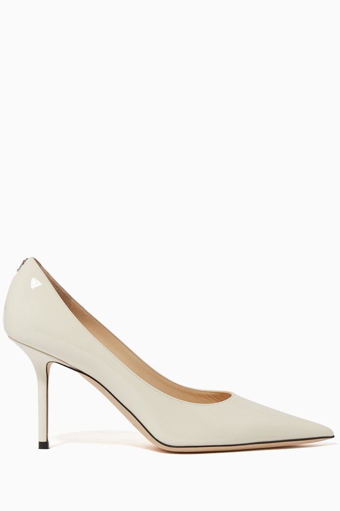 

Love 85 Patent Leather Pumps, Neutral