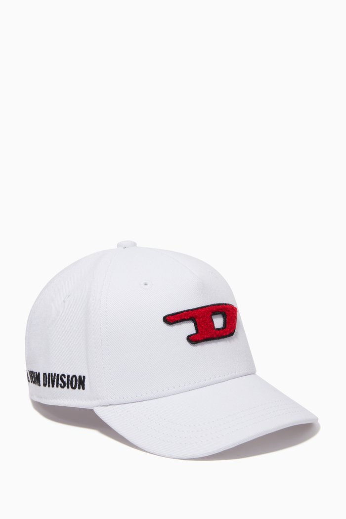 

Logo Embroidered Baseball Cap, White