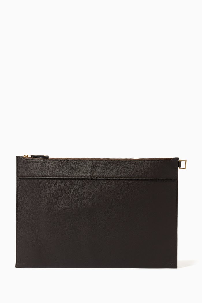 

Large Nomad Leather Pouch, Brown
