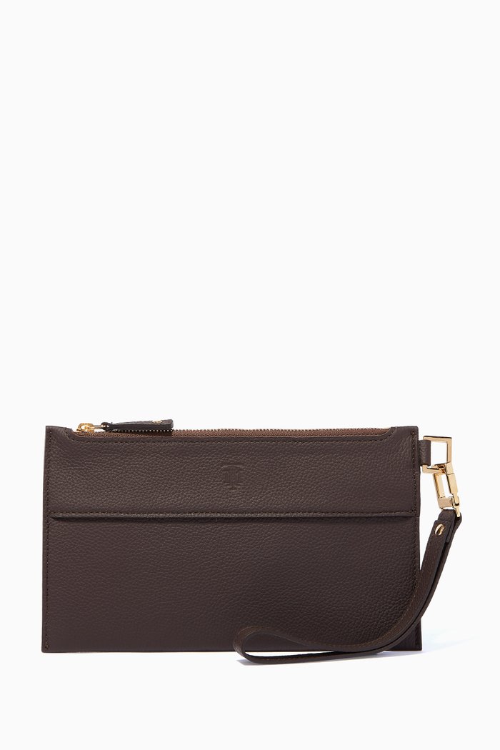 

Small Nomad Leather Pouch, Brown