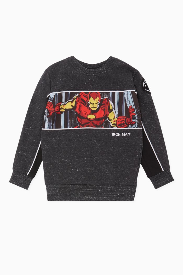 

Marvel Invincible Iron Man Sweatshirt, Black