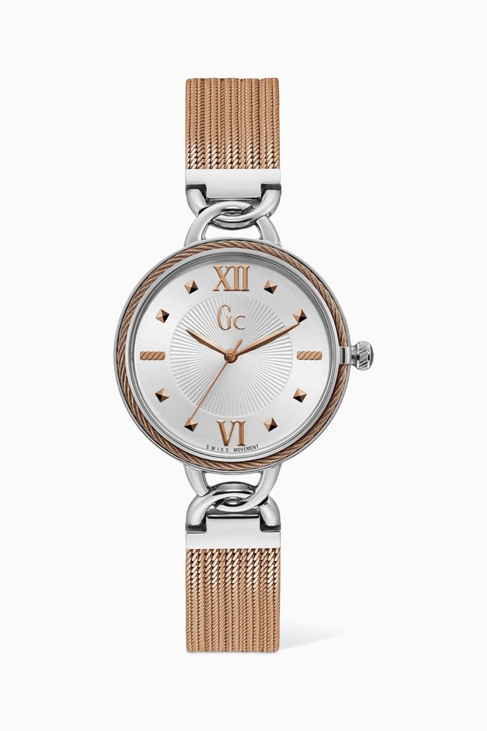 

Cabletwist Mesh 34mm Watch, Rose gold