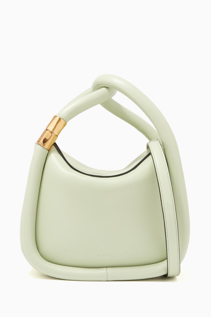 

Wonton 20 Bag in Calf Leather, Green