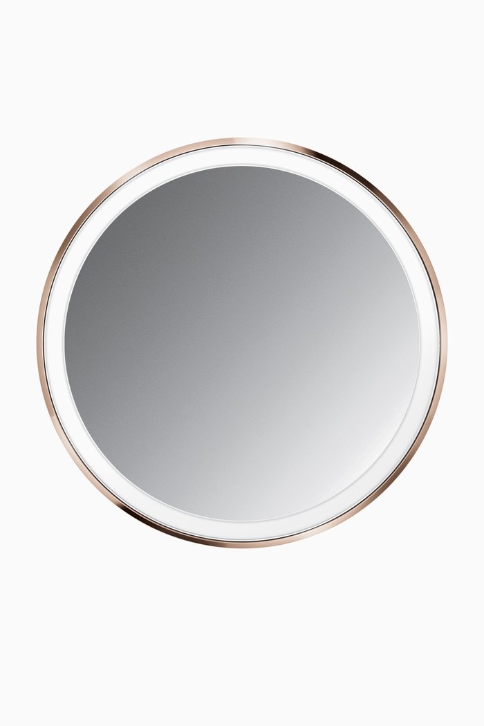 

Rose Gold Steel Sensor Mirror Compact, 10cm, Multicolour