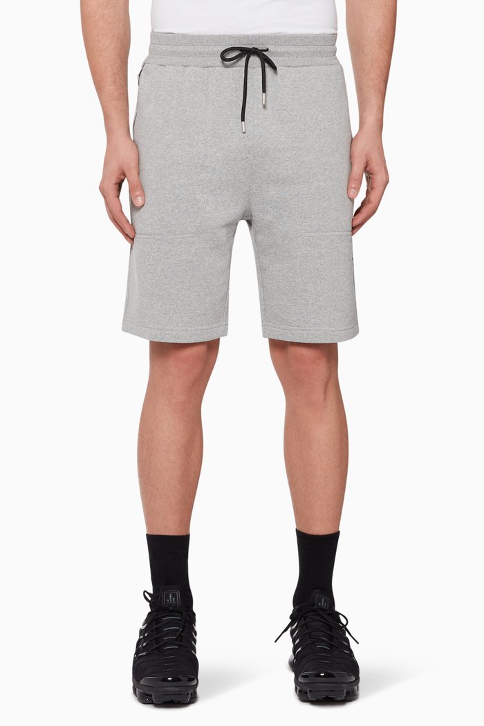 Cotton Drawstring Short, Grey