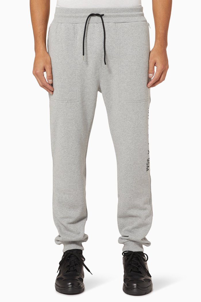 Visual Logo Fleece Sweatpants, Grey