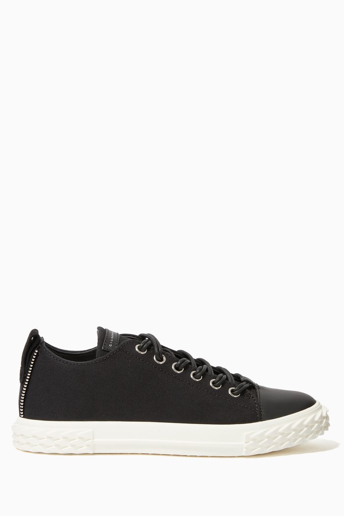 

Blabber Low-Top Canvas Sneakers, Black