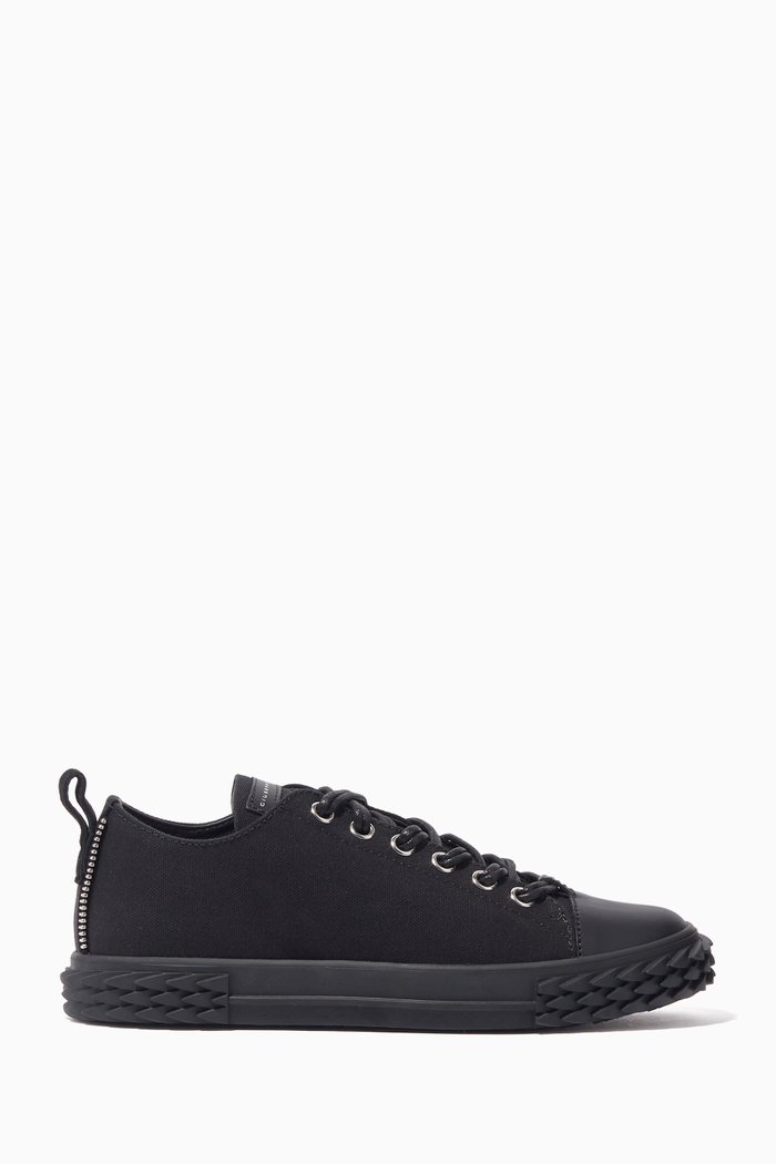 

Blabber Low-Top Canvas Sneakers, Black