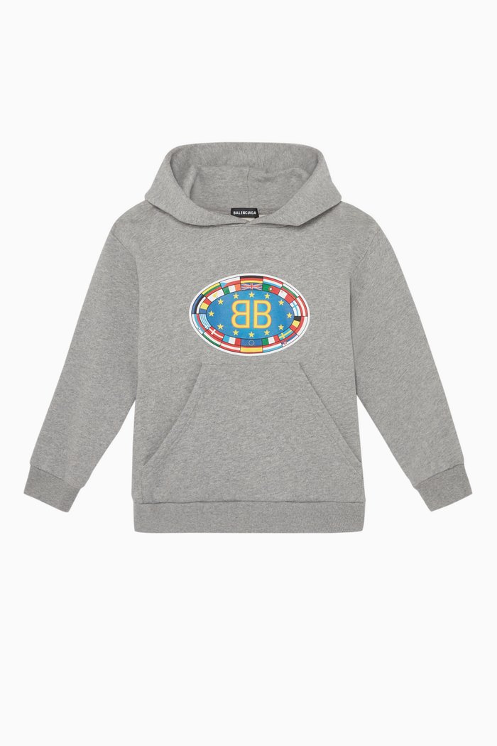 

Classic Logo Hoodie, Grey