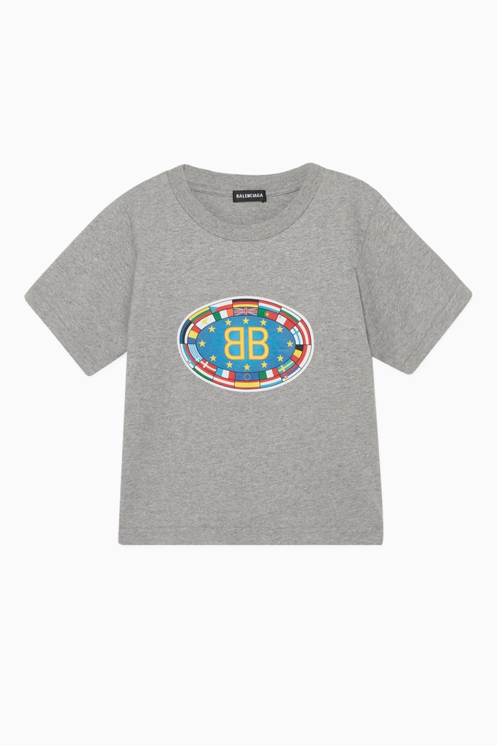 

Logo Print T-Shirt, Grey