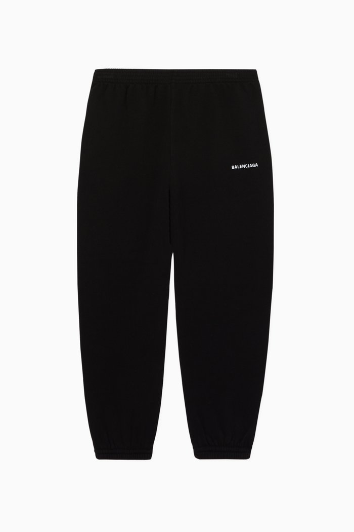 

Logo Print Jogging Pants, Black