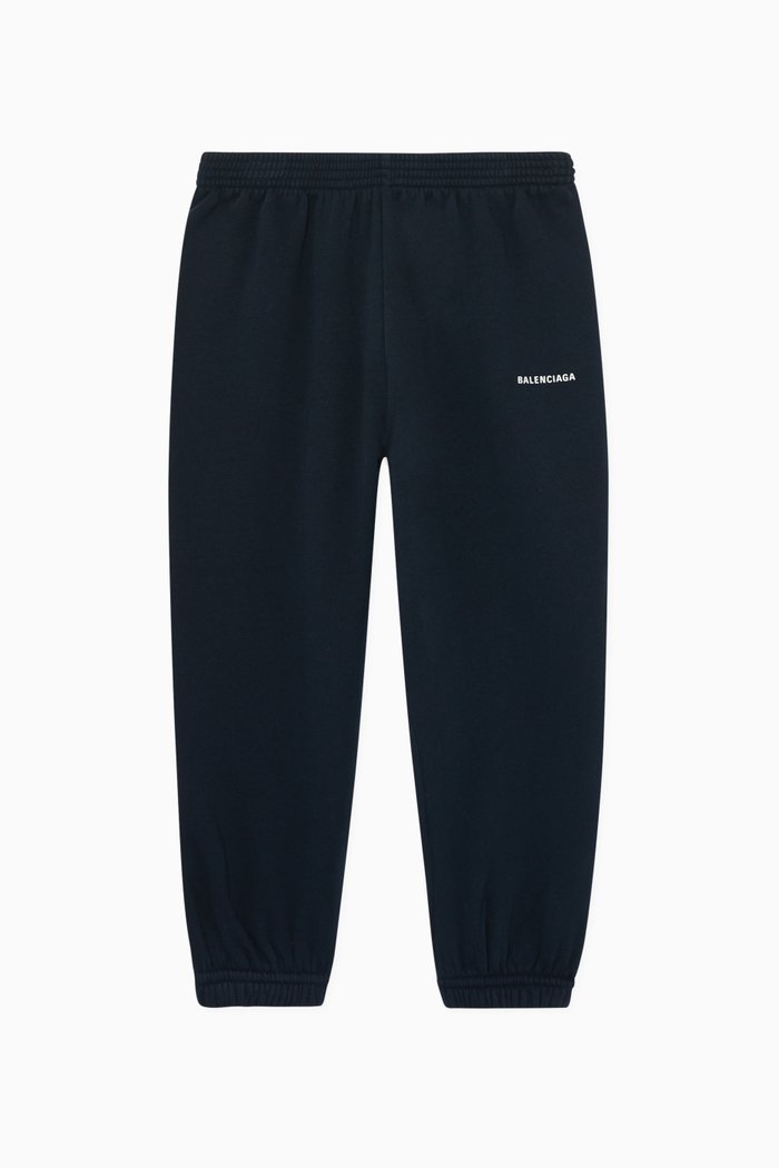 

Logo Print Jogging Pants, Blue