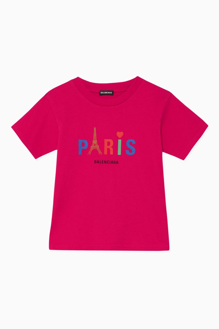

Logo Print T-Shirt, Pink