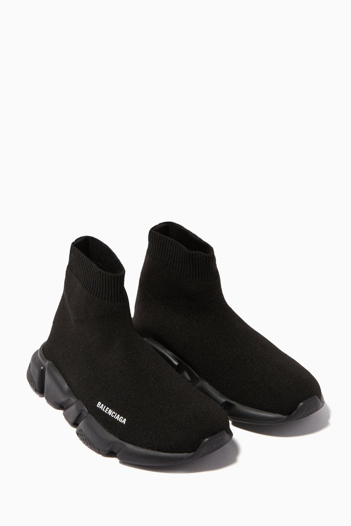 

Speed Knit Pull-On Sneakers, Black