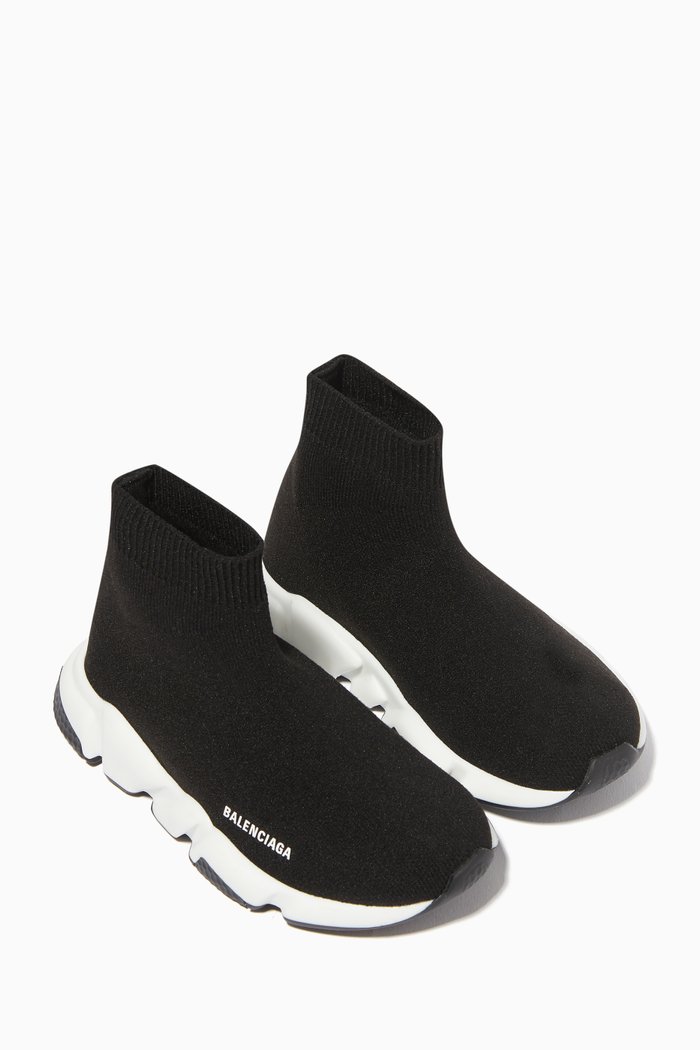 

Speed Knit Pull-On Sneakers, Black
