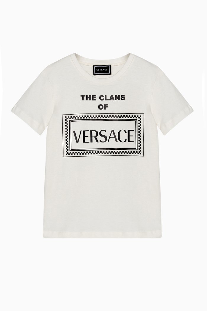 

Logo Print Cotton T-Shirt, White