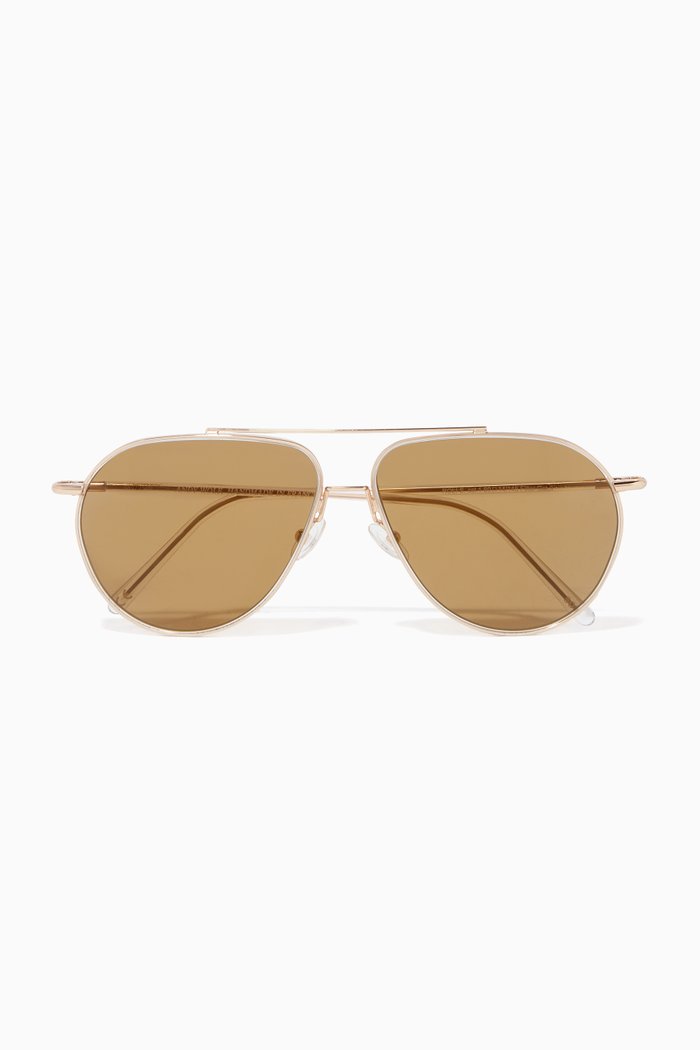 

Roli Aviator Sunglasses, Gold