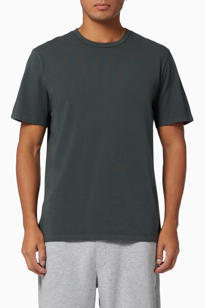 

Garment-Dyed Cotton T-Shirt, Green