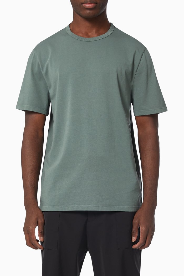 

Garment Dye T-shirt in Jersey, Green